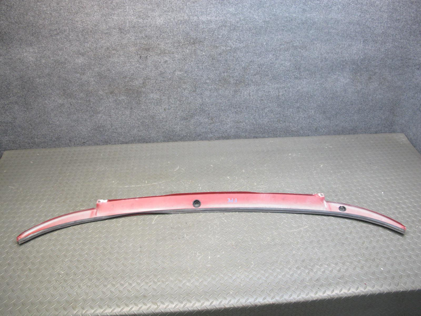 1987-1995 Porsche 928 S Front Windshield Lower Cowl Panel Cover RED