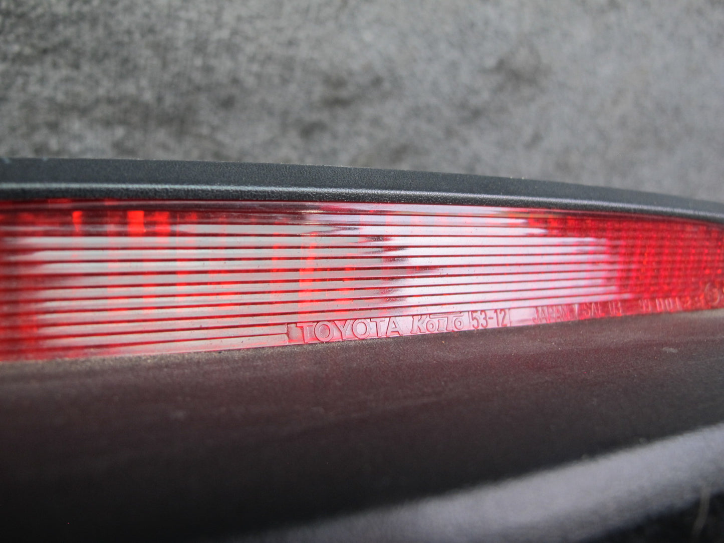 01-05 Lexus JCE10L IS300 Sedan Rear Parcel Shelf Trim Cover w Brake Light OEM