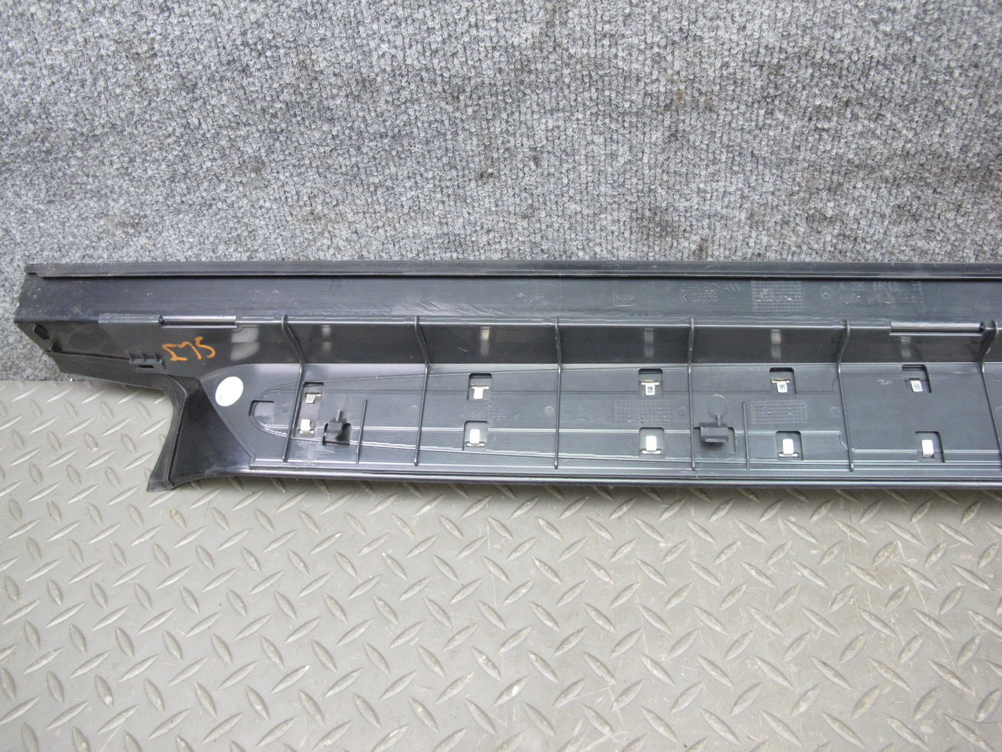 03-12 Mercedes R230 Set of 2 Left & Right Door Step Sill Plate Trim Panel OEM