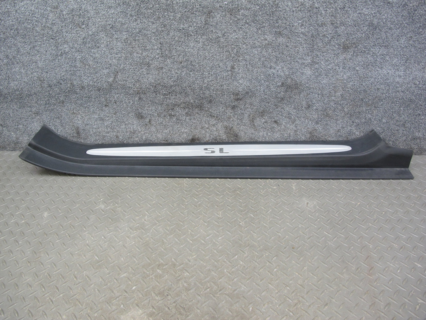 03-12 Mercedes R230 Set of 2 Left & Right Door Step Sill Plate Trim Panel OEM