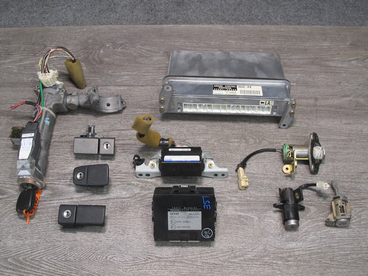 2002 Lexus LS430 ECU ECM Immo Theft Trunk Door Ignition Glove Lock KEY Set OEM