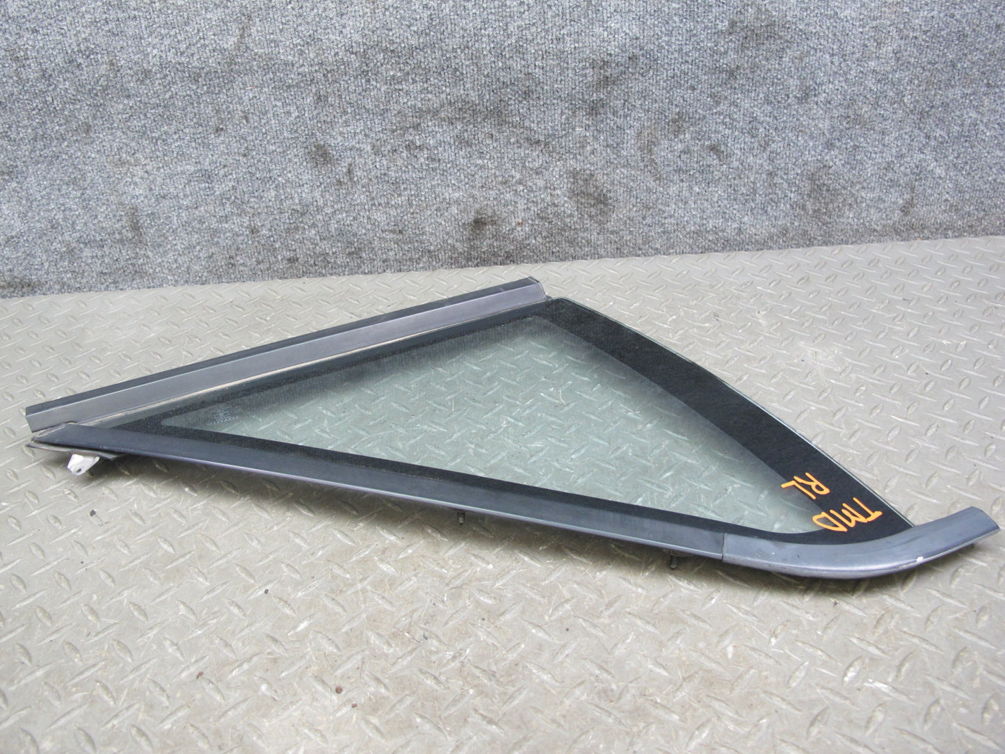85-89 Toyota MR2 AW15 Rear Left Quarter Window Glass w Molding OEM