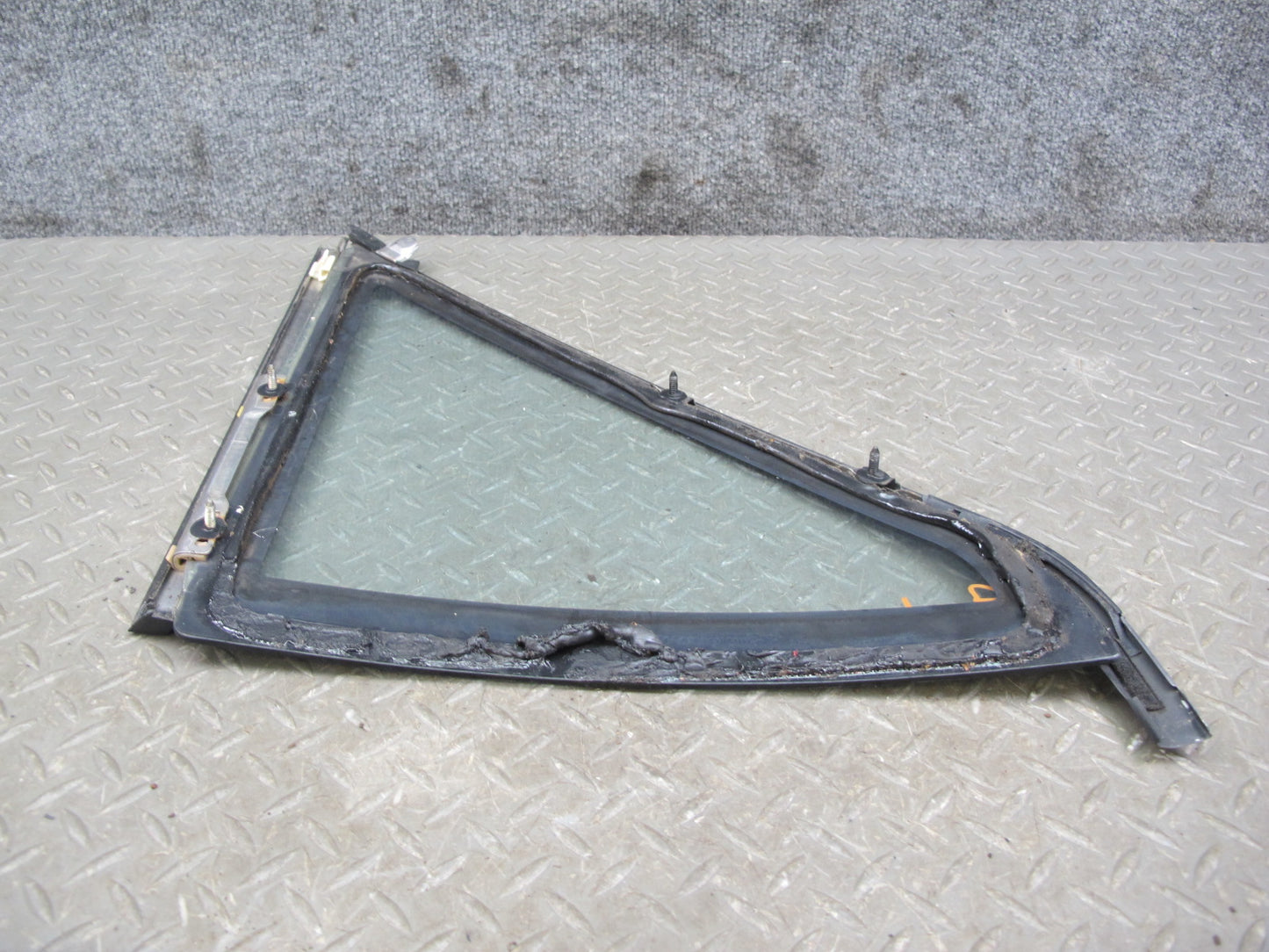 85-89 Toyota MR2 AW15 Rear Left Quarter Window Glass w Molding OEM