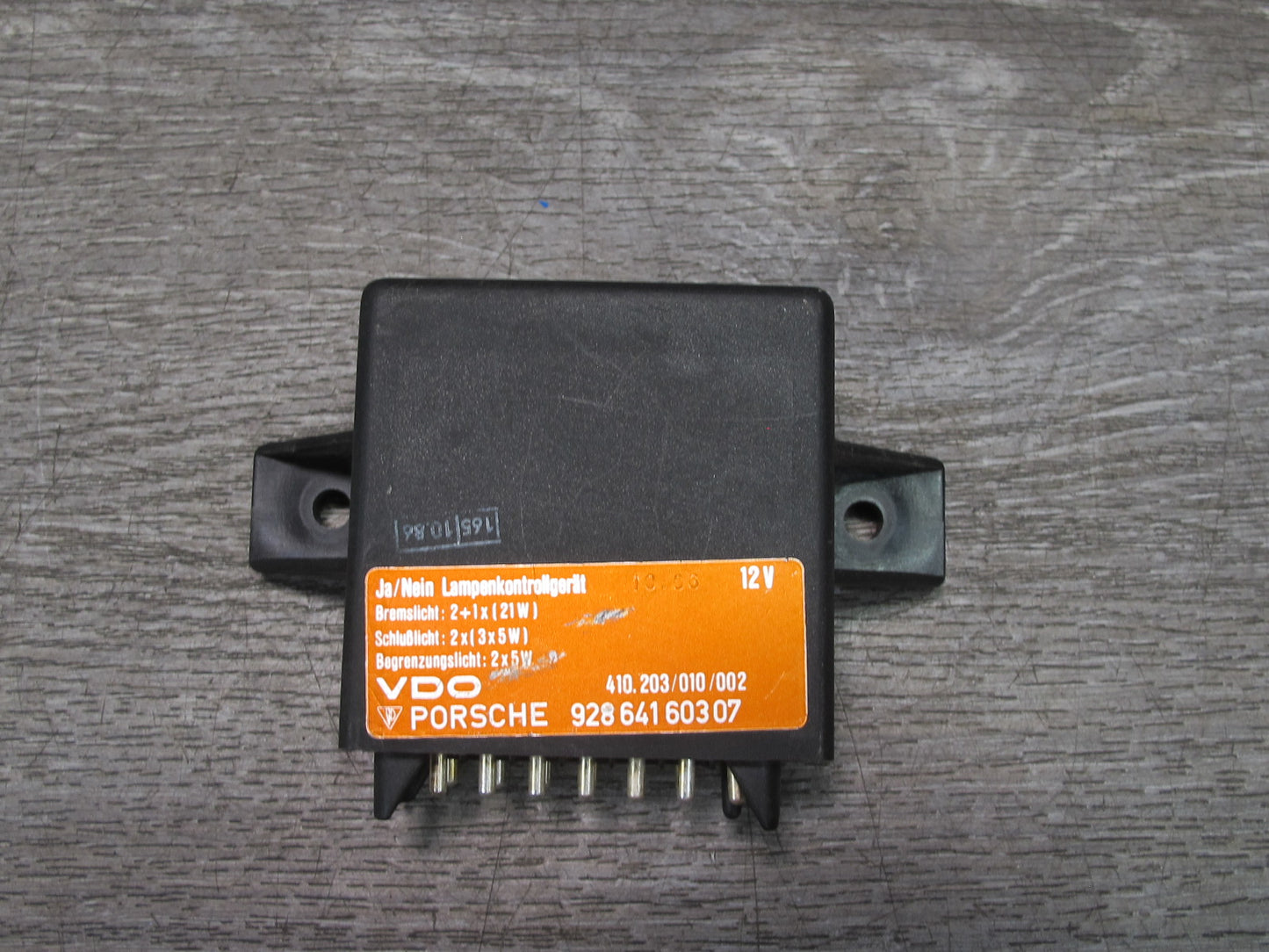 1987-1995 Porsche 928 S Bulb Lamp Light Control Unit Module VDO 92864160305