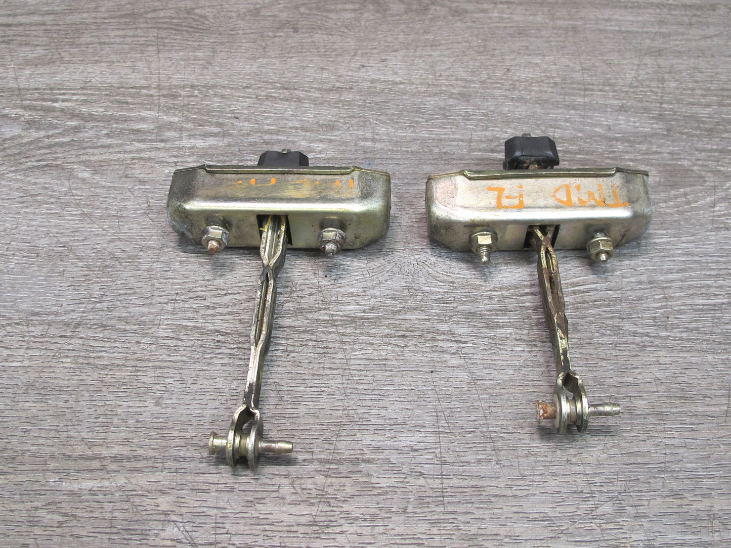 85-89 Toyota MR2 AW15 Set of 2 Left & Right Door Check Stopper Strap OEM
