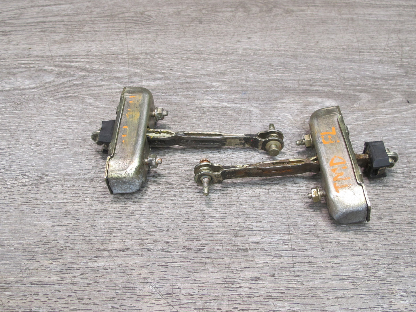 85-89 Toyota MR2 AW15 Set of 2 Left & Right Door Check Stopper Strap OEM