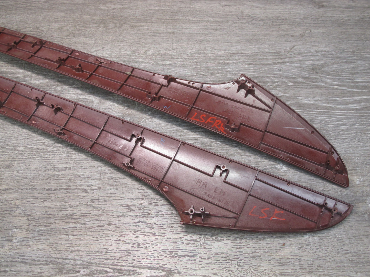 2008 Lexus UVF46L LS600h 14pcs Door Dash Roof Center Console Wood Trim Set OEM