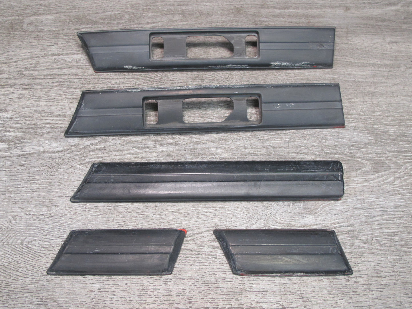 86-88 Mazda RX7 FC3S Set of 5 Front & Rear Fender Molding Trim OEM