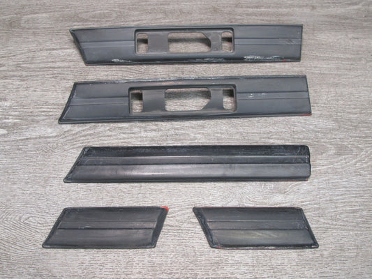 86-88 Mazda RX7 FC3S Set of 5 Front & Rear Fender Molding Trim OEM