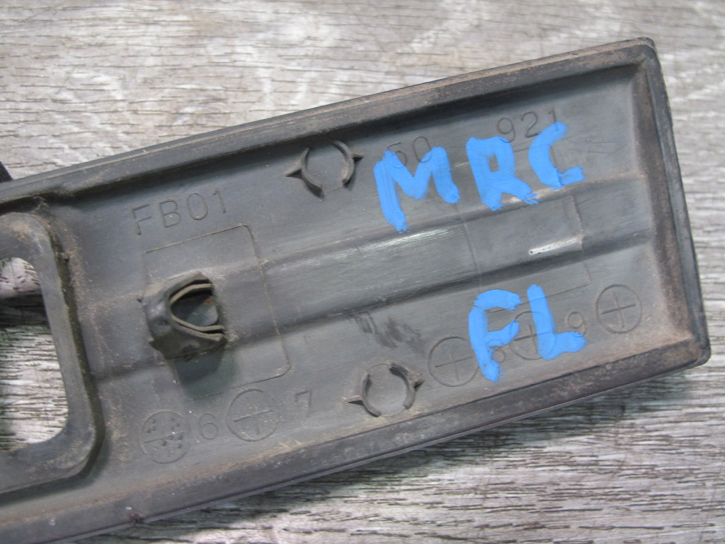 86-88 Mazda RX7 FC3S Set of 5 Front & Rear Fender Molding Trim OEM