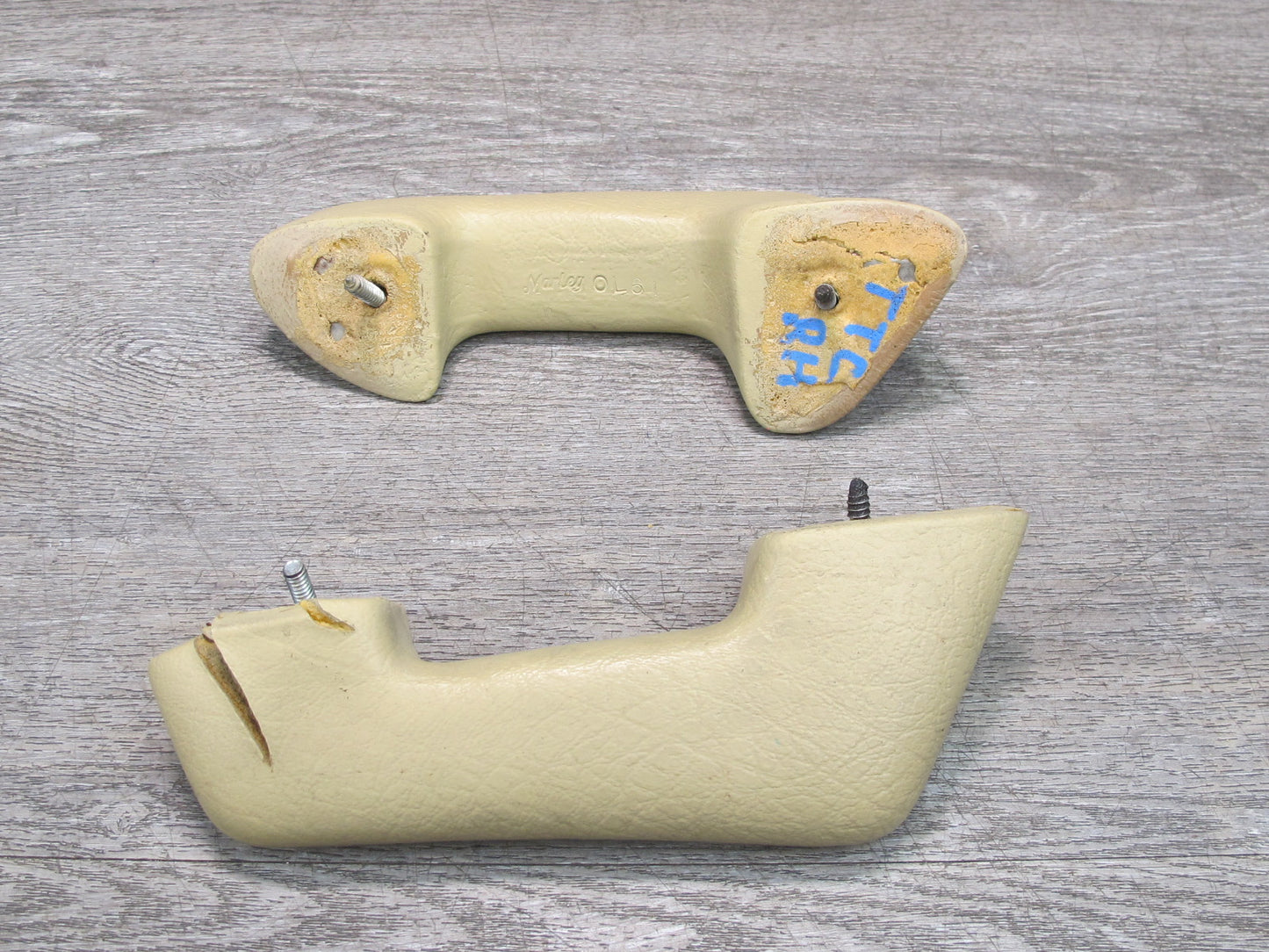 75-82 Triumph TR7 Set of 2 Left & Right Door Interior Pull Handle Armrest OEM