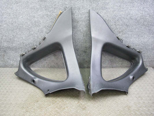 90-96 Nissan Z32 300ZX Coupe 2+0 Set of 2 Rear C Pillar Trim Cover Panel OEM