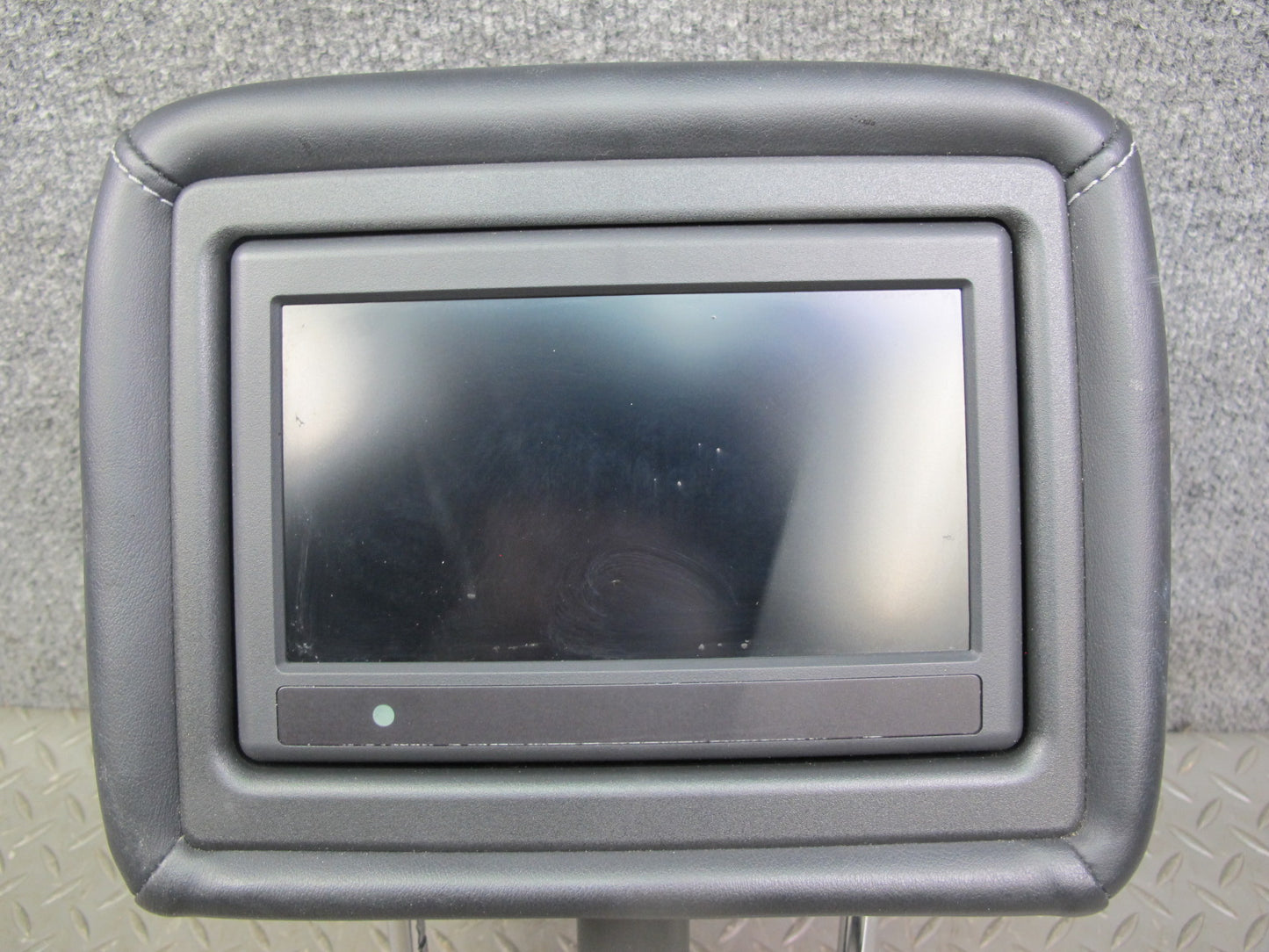 2015-2017 Infiniti QX80 Front Left Seat Leather Headrest  w Screen WO Limited