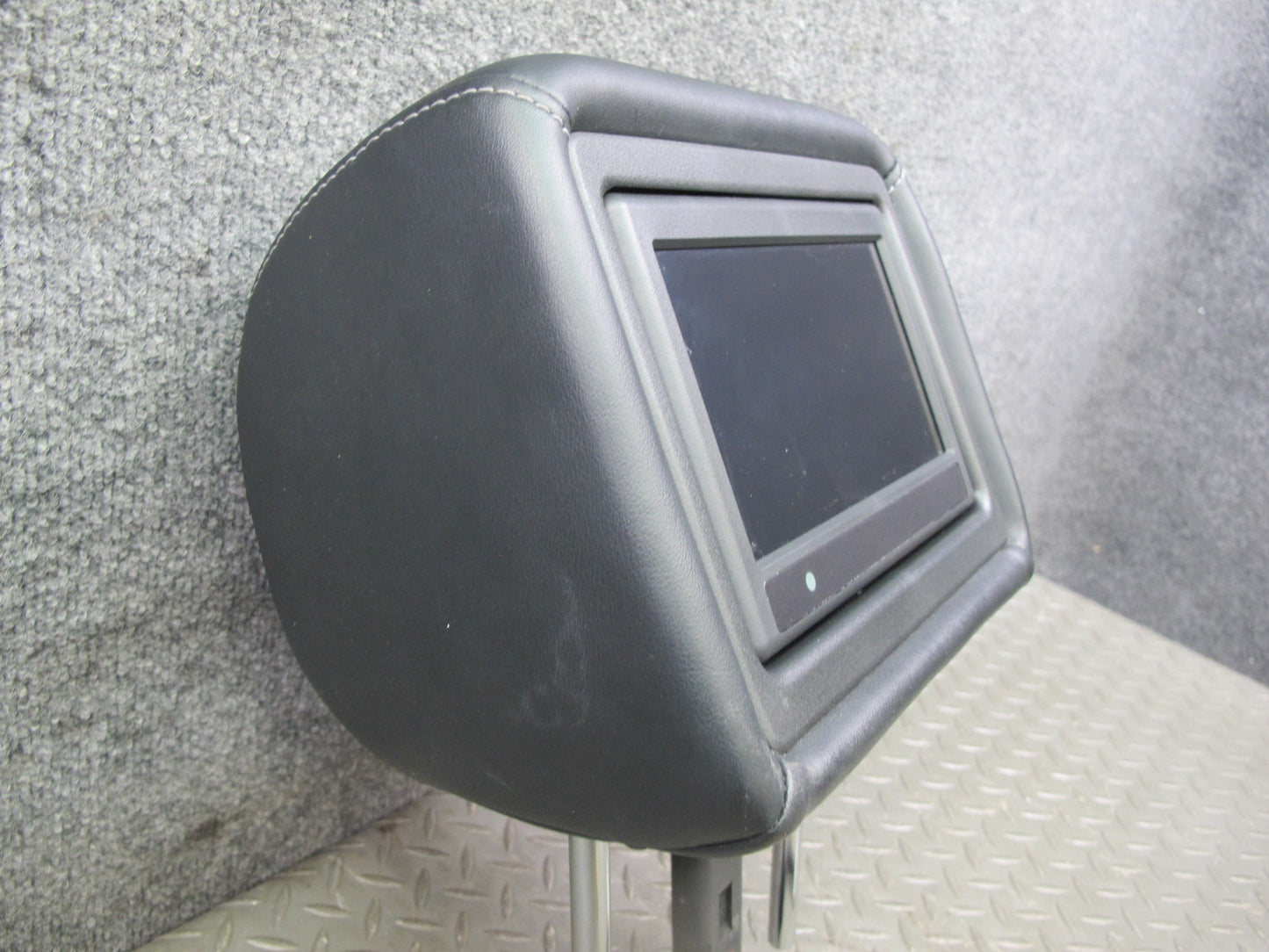 2015-2017 Infiniti QX80 Front Left Seat Leather Headrest  w Screen WO Limited