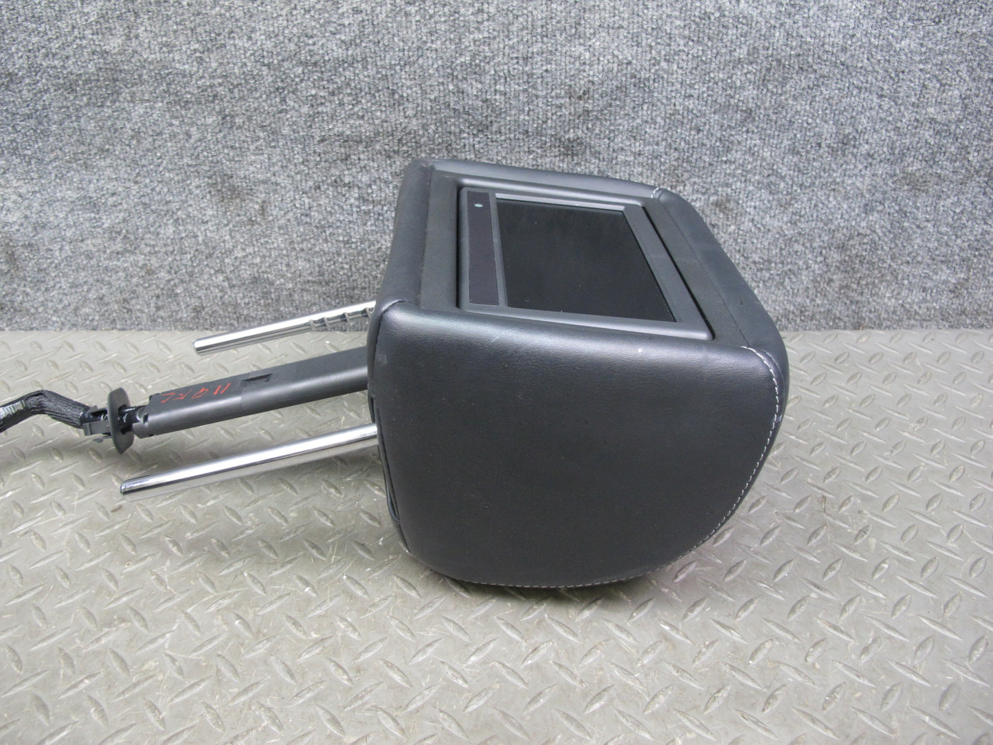 2015-2017 Infiniti QX80 Front Left Seat Leather Headrest  w Screen WO Limited