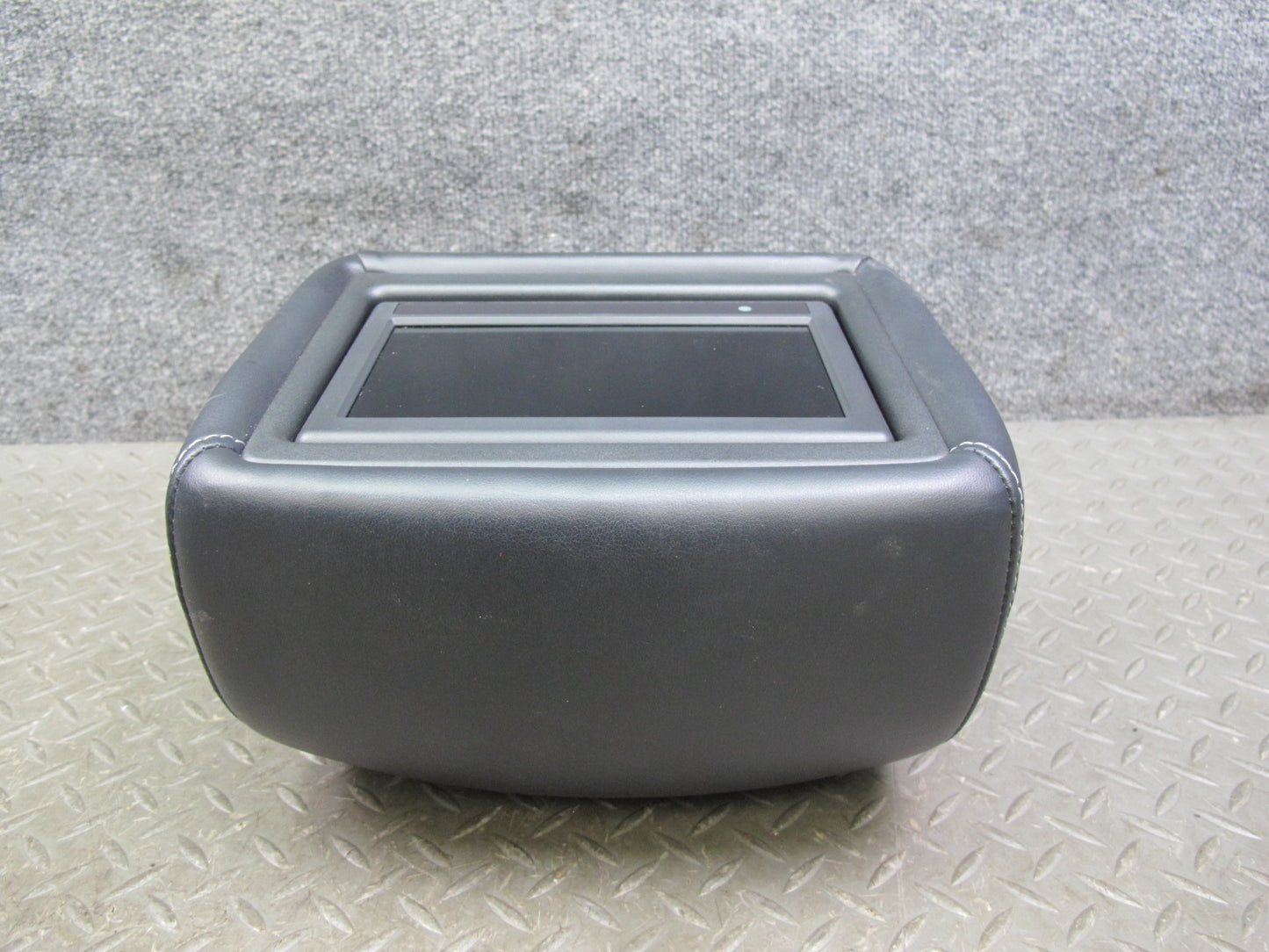 2015-2017 Infiniti QX80 Front Left Seat Leather Headrest  w Screen WO Limited