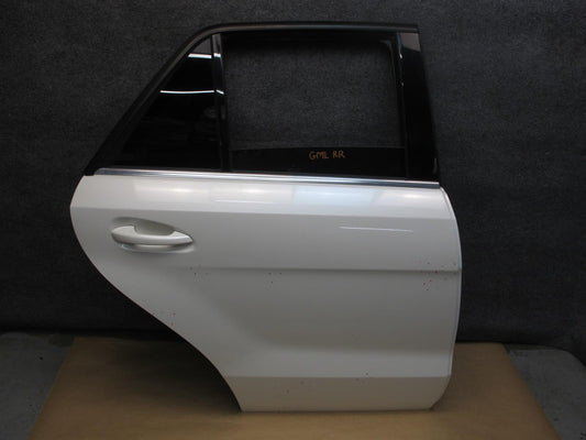 2012-2019 Mercedes W166 ML GLE Rear Right Side Door Shell Panel Cover W/ Glass