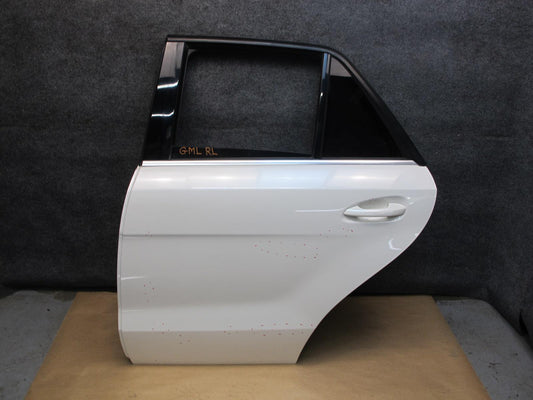 2012-2019 Mercedes W166 ML GLE Rear Left Side Door Shell Panel Cover W/ Glass