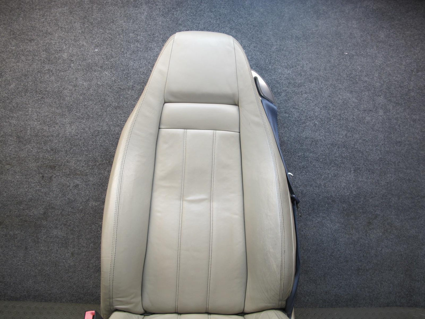 07-11 Bentley Continental GTC Convertible Front & Rear Leather Seat Beige Set