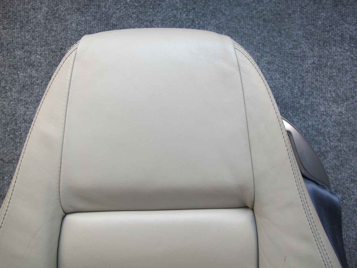 07-11 Bentley Continental GTC Convertible Front & Rear Leather Seat Beige Set