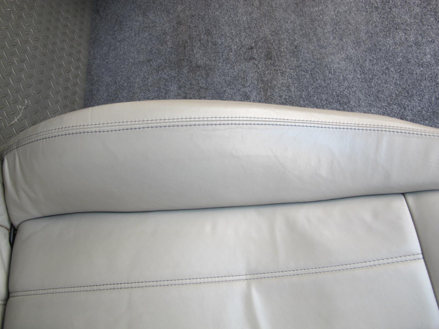 07-11 Bentley Continental GTC Convertible Front & Rear Leather Seat Beige Set