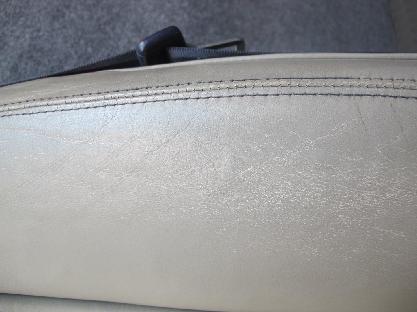 07-11 Bentley Continental GTC Convertible Front & Rear Leather Seat Beige Set