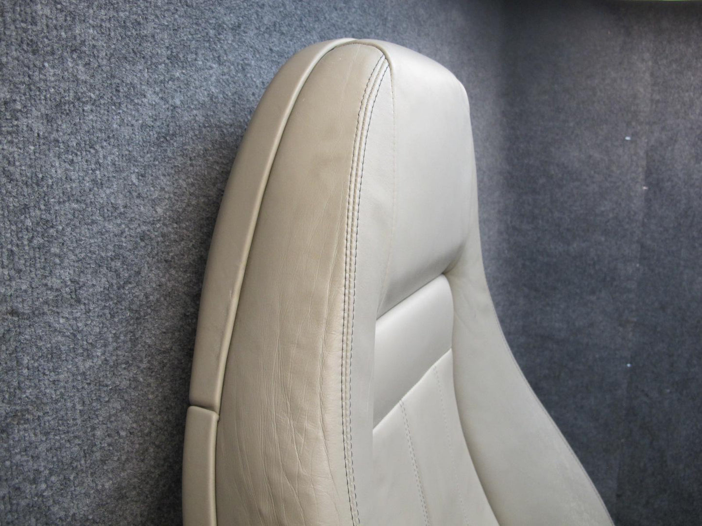 07-11 Bentley Continental GTC Convertible Front & Rear Leather Seat Beige Set