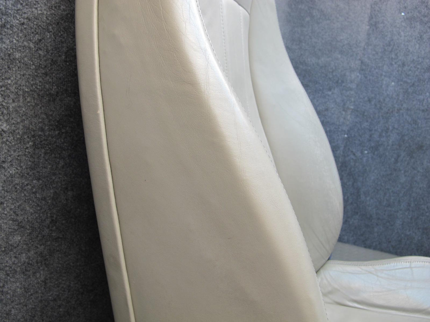 07-11 Bentley Continental GTC Convertible Front & Rear Leather Seat Beige Set