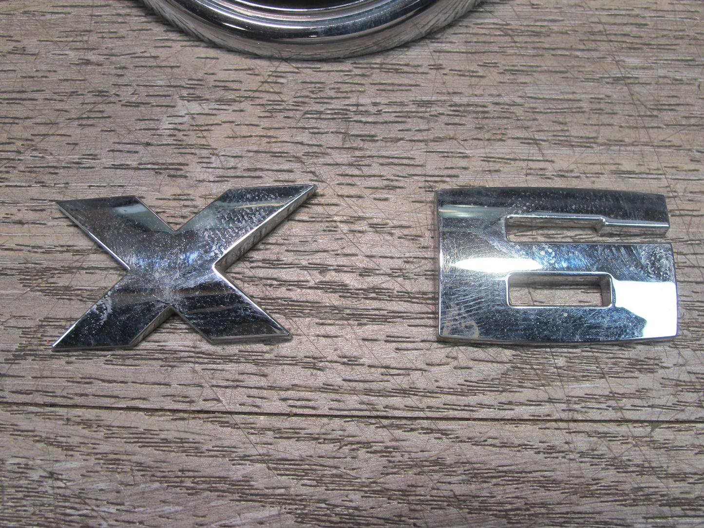 08-14 BMW E71 X6 X6M Rear Trunk Lid Emblem Logo Badge Symbol Set OEM