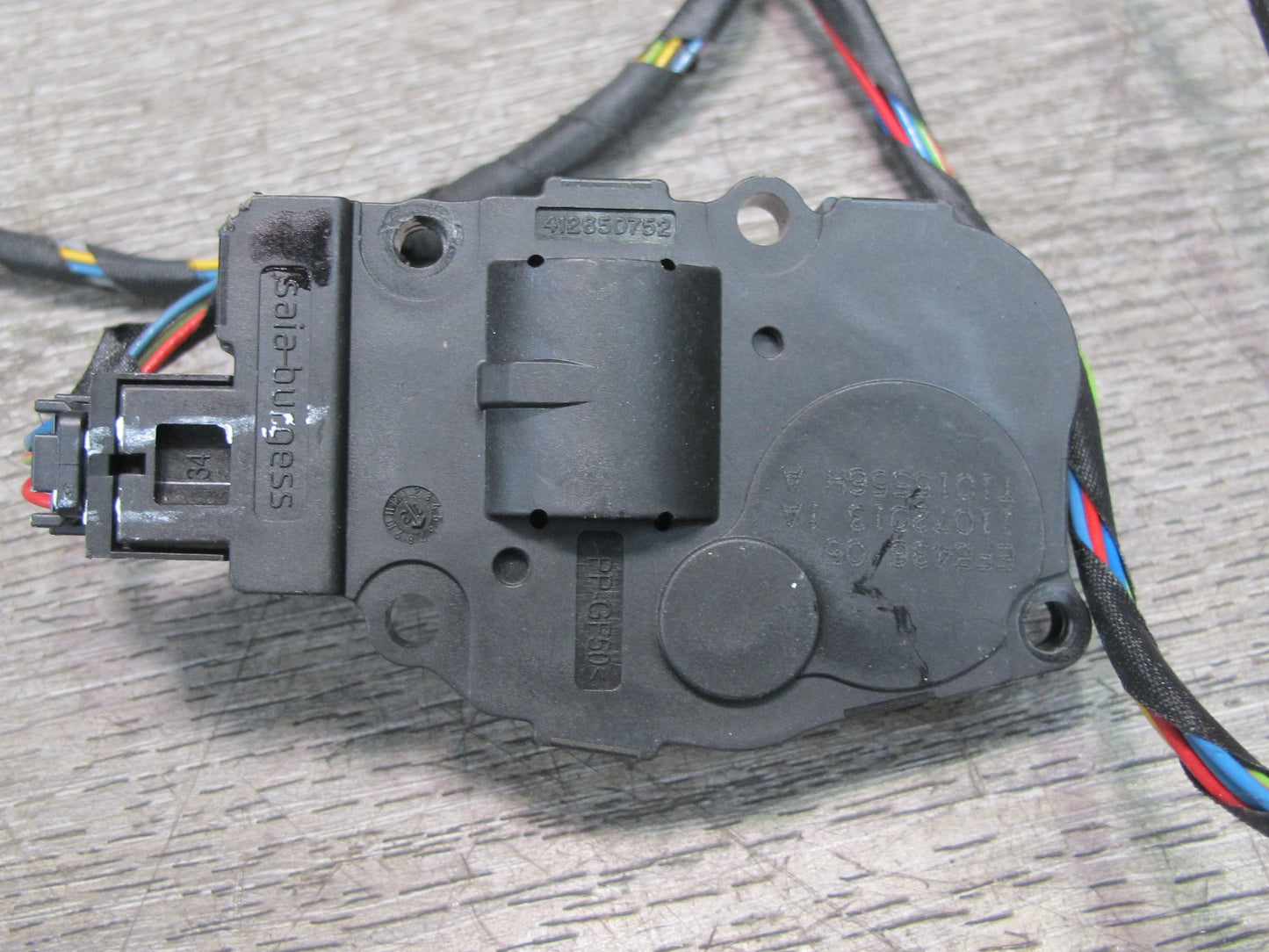 08-14 BMW E71 X6 A/C Heater Flap Door Actuator Motor Wiring Set OEM