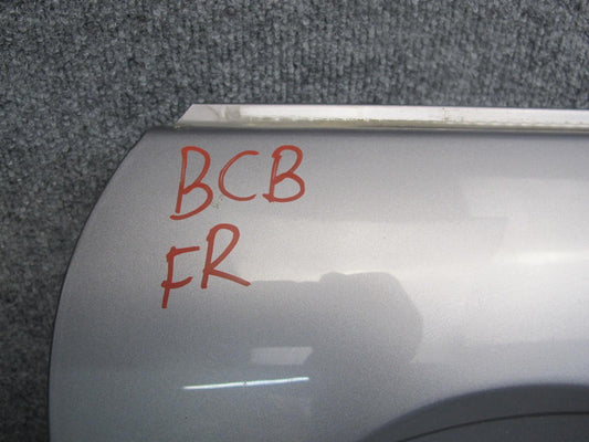 03-09 Bentley Continental GTC GT Right Passenger Door Shell Panel Silver