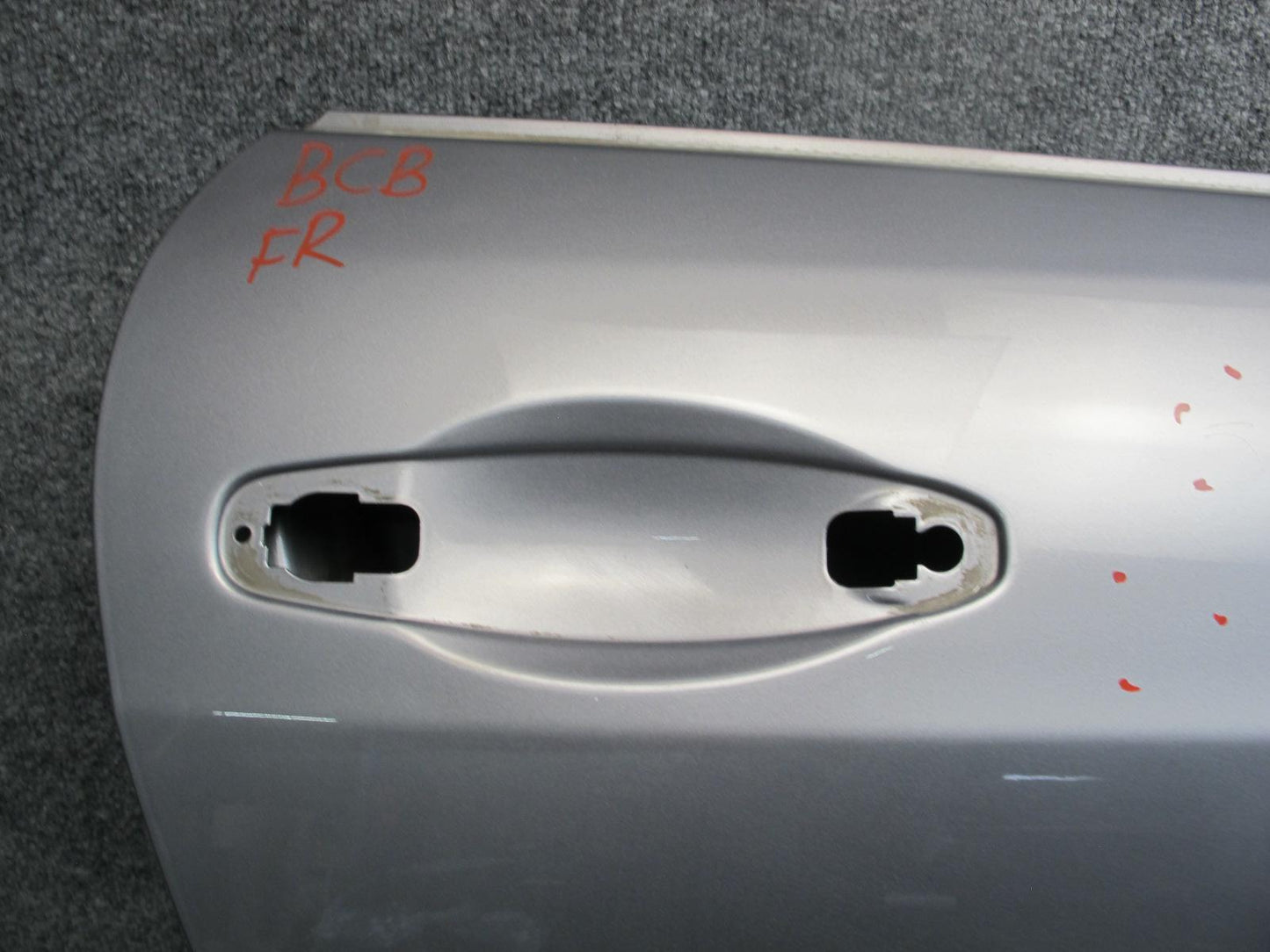 03-09 Bentley Continental GTC GT Right Passenger Door Shell Panel Silver