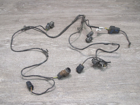 2014 BMW E71 X6M Rear Bumper PDC Parking Distance Sensor Wiring Set OEM