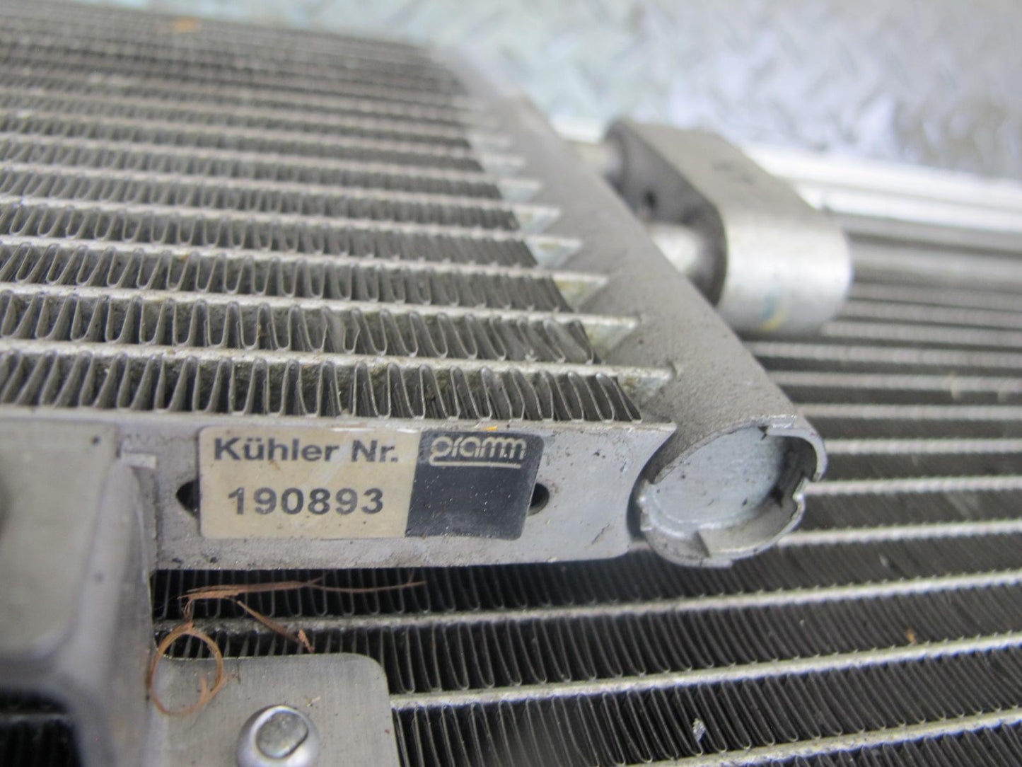 03-06 Mercedes R230 SL500 Engine Radiator Condenser Oil Cooler Fan Shroud OEM