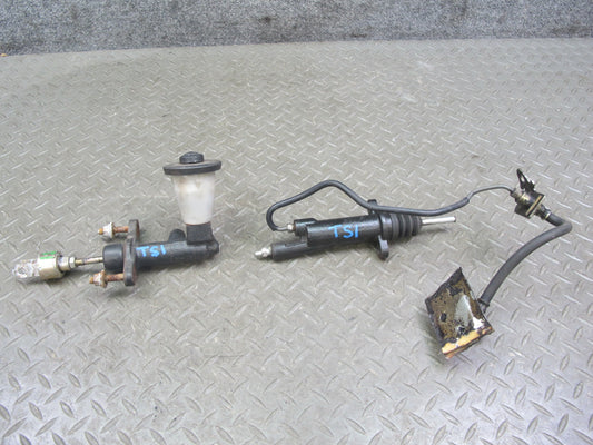 87-90 Toyota Supra MA71 Turbo M/T Clutch Master & Slave Cylinder w Line Set OEM