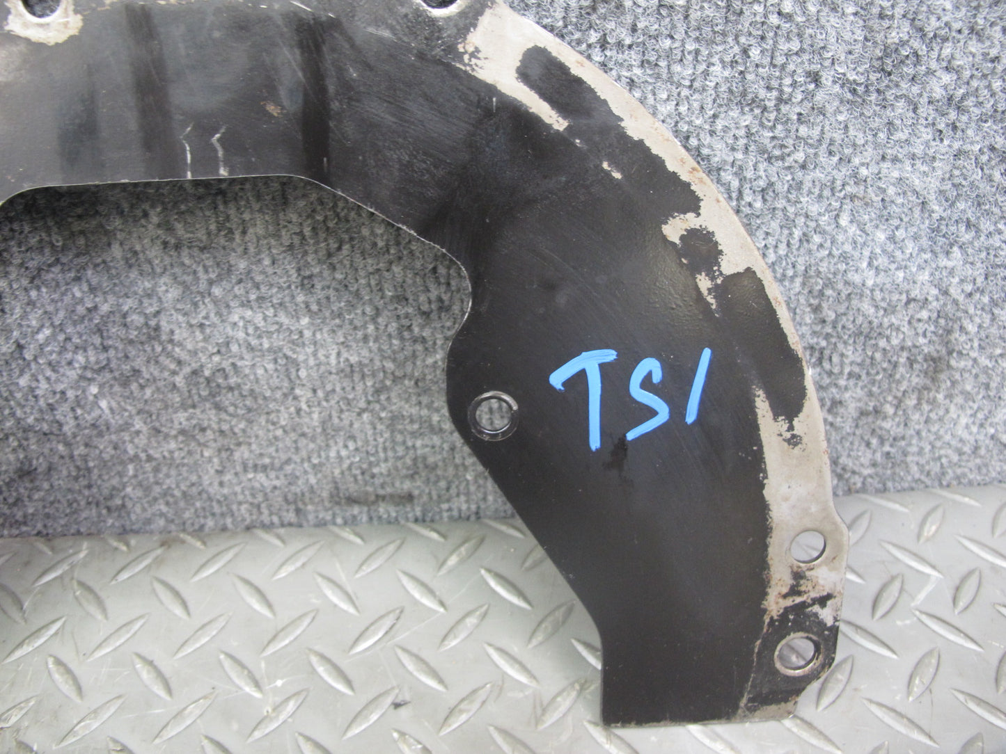 87-88 Toyota Supra MA71 Turbo M/T Transmission Upper & Lower Dust Plate Set OEM