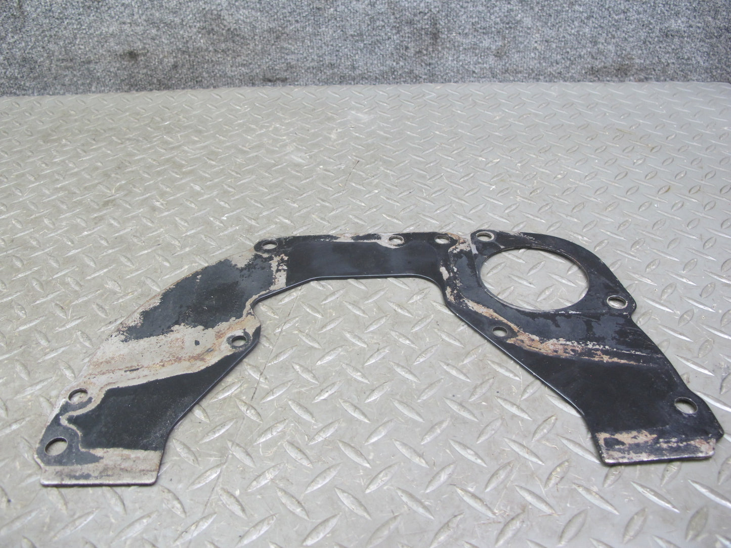 87-88 Toyota Supra MA71 Turbo M/T Transmission Upper & Lower Dust Plate Set OEM