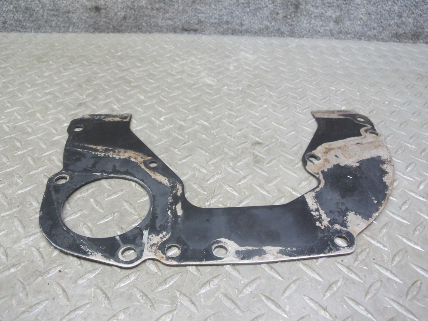87-88 Toyota Supra MA71 Turbo M/T Transmission Upper & Lower Dust Plate Set OEM