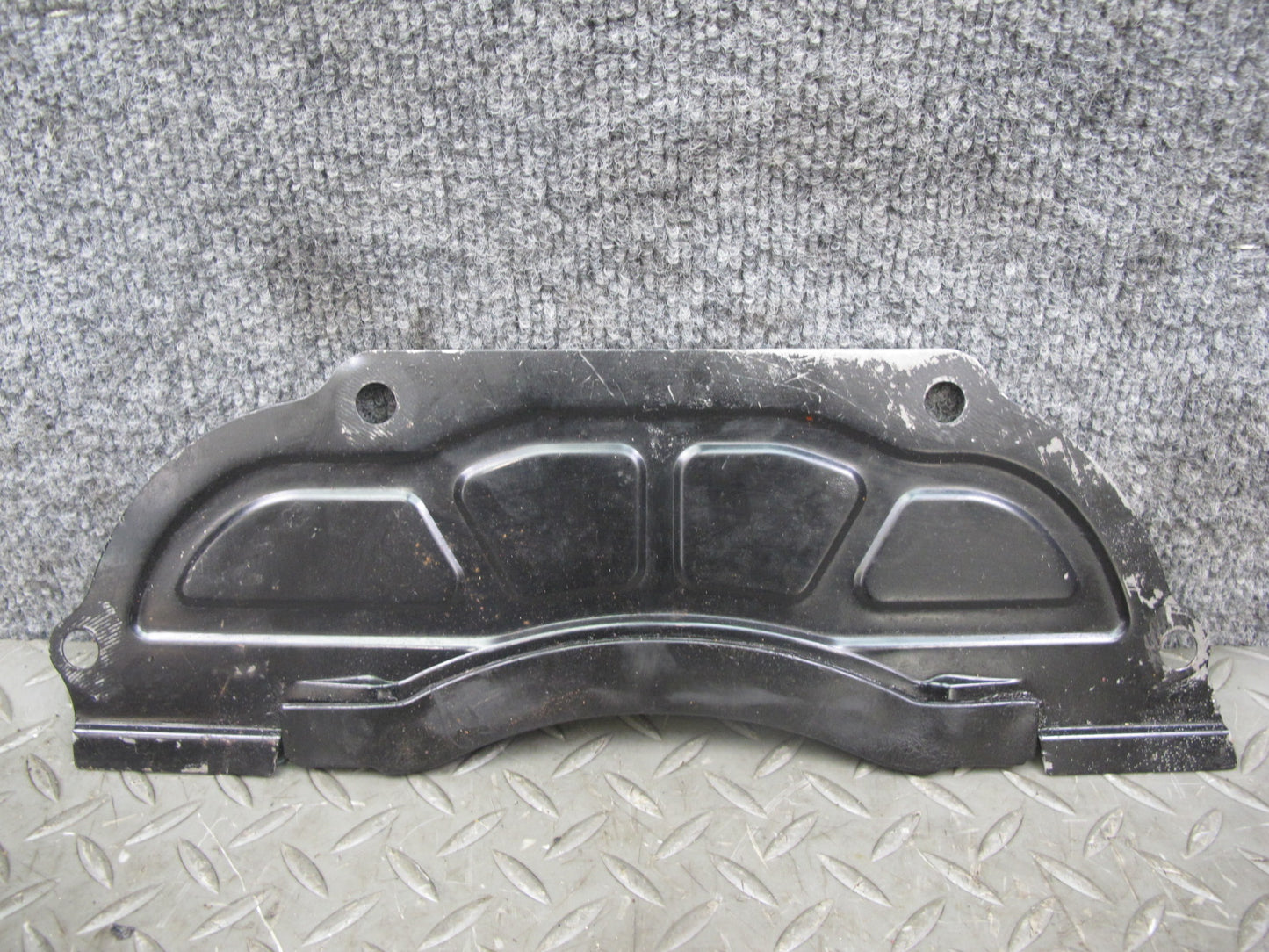 87-88 Toyota Supra MA71 Turbo M/T Transmission Upper & Lower Dust Plate Set OEM