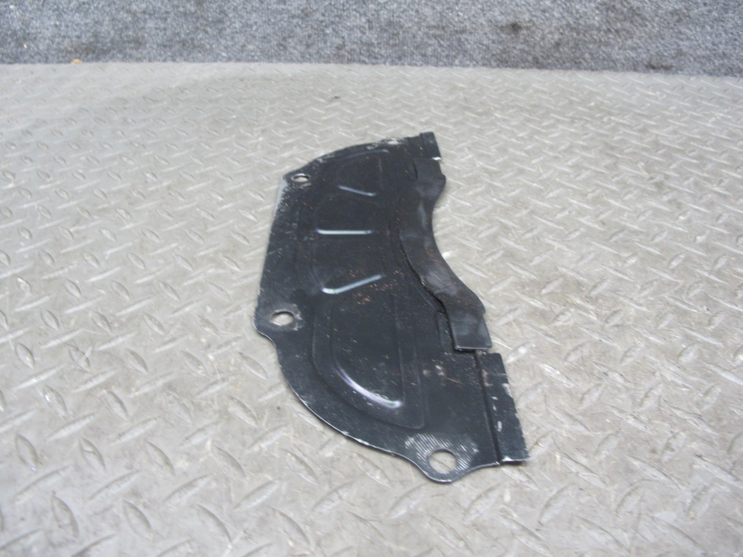 87-88 Toyota Supra MA71 Turbo M/T Transmission Upper & Lower Dust Plate Set OEM