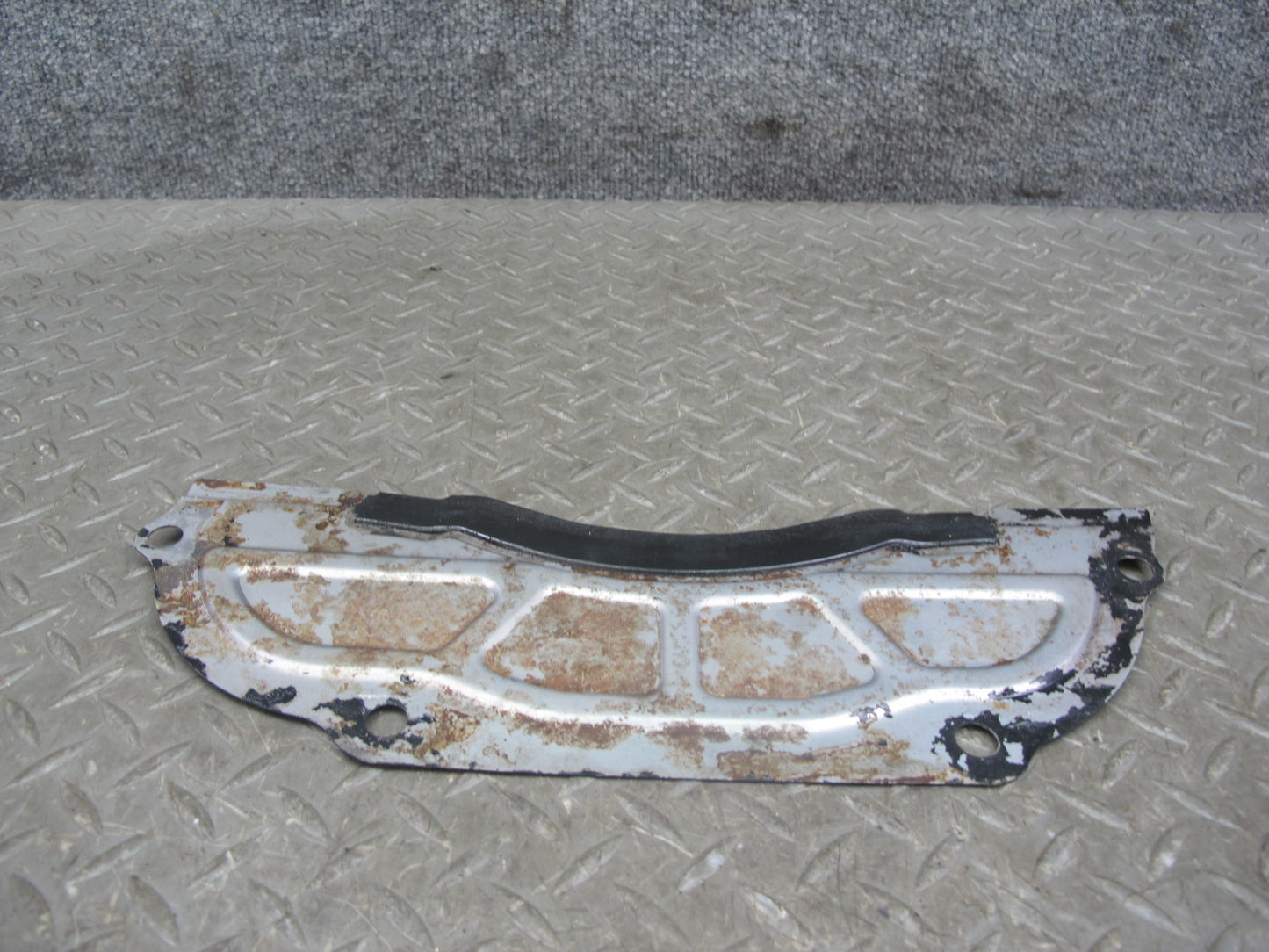 87-88 Toyota Supra MA71 Turbo M/T Transmission Upper & Lower Dust Plate Set OEM