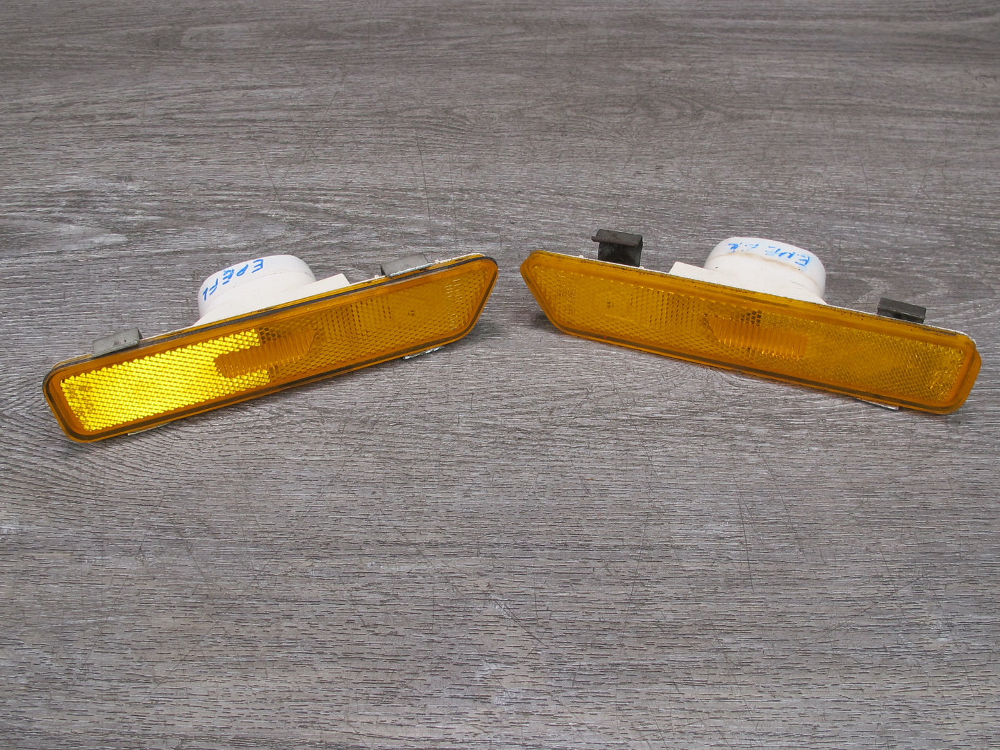 1978-1986 Porsche 928 S Front Left & Right Side Marker Light Lamp Set of 2