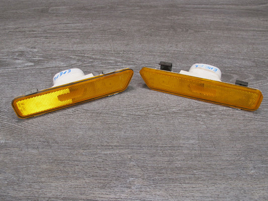 1978-1986 Porsche 928 S Front Left & Right Side Marker Light Lamp Set of 2