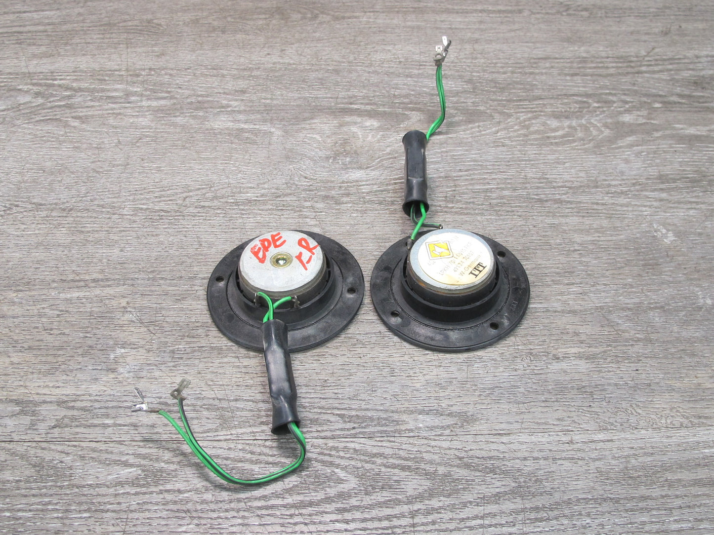 1984-1991 Porsche 928 S Left & Right Door Tweeter Speaker Set of 2