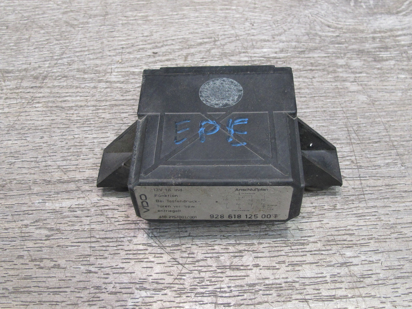 1984-1991 Porsche 928 S VDO Central Locking Control Module 92861812500