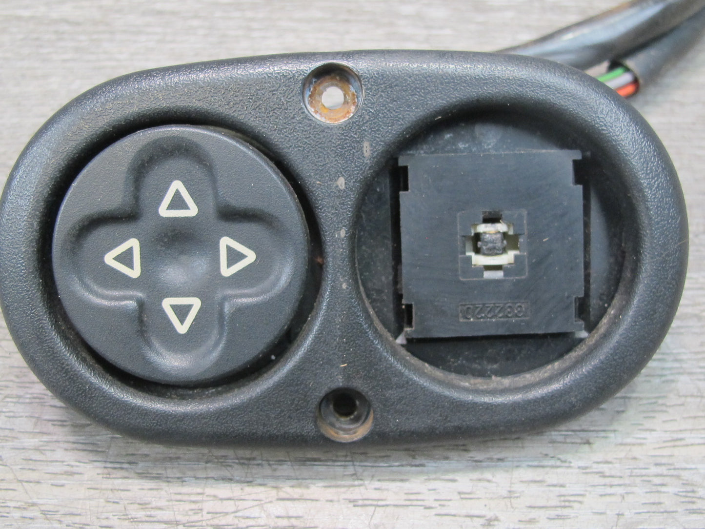 1984-1986 Porsche 928 S Right Power Seat Adjustment Switch Control W/ Trim Panel