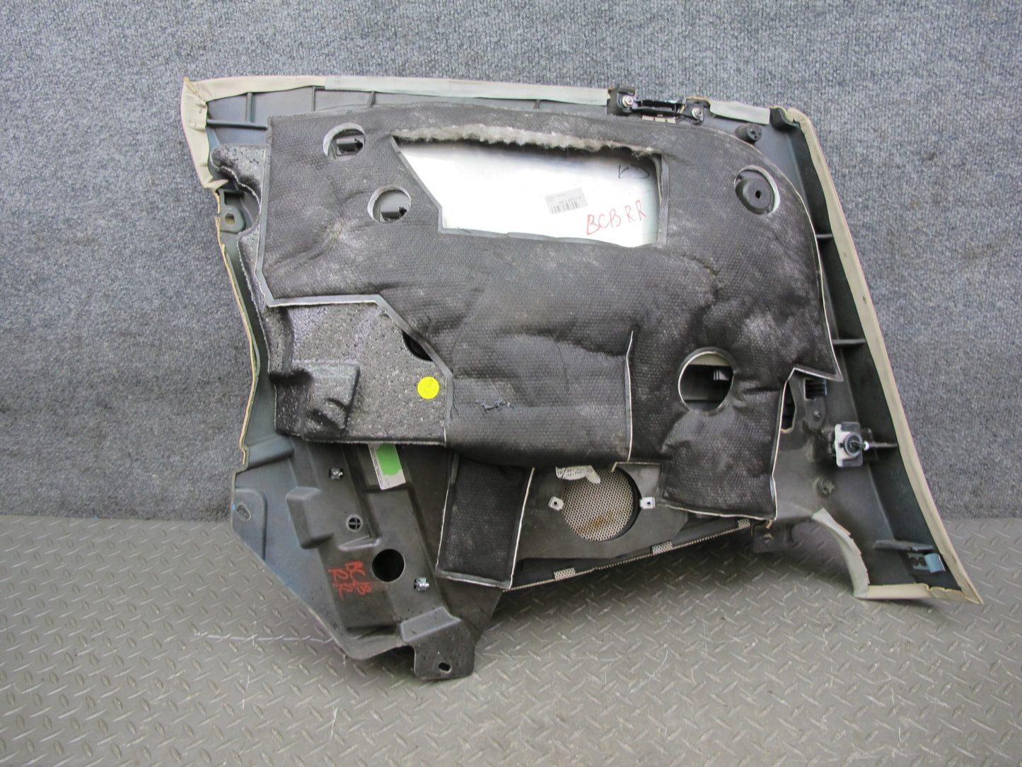 07-10 Bentley Continental GTC Rear Quarter Interior Trim Cover Panel Set of 2