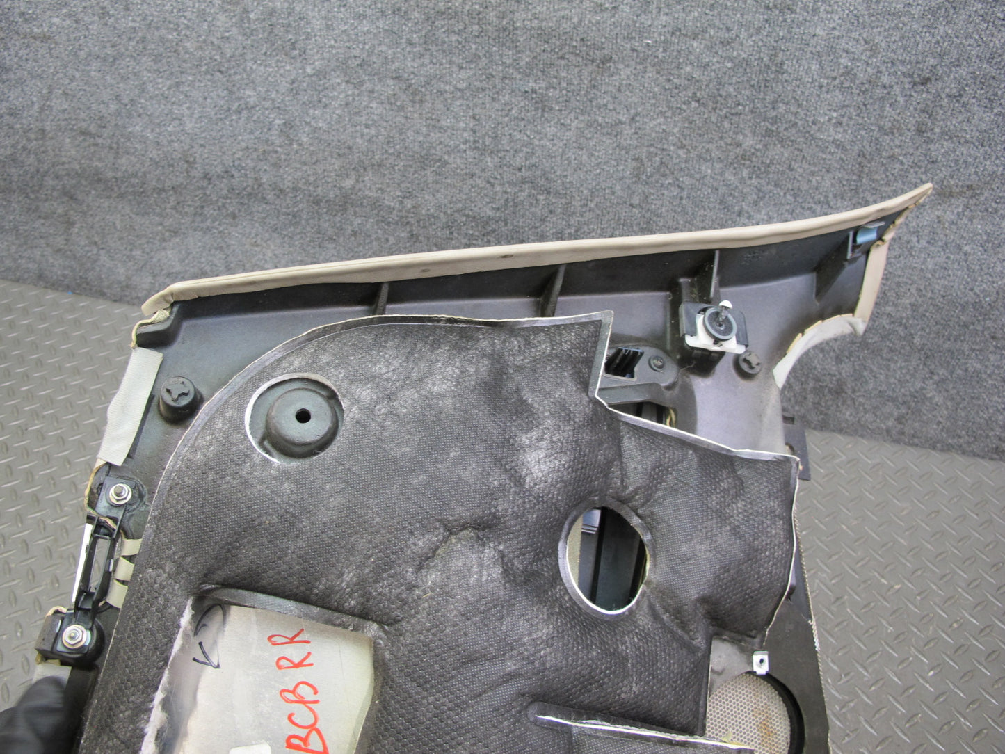 07-10 Bentley Continental GTC Rear Quarter Interior Trim Cover Panel Set of 2