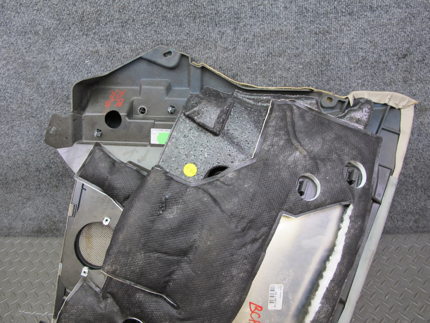 07-10 Bentley Continental GTC Rear Quarter Interior Trim Cover Panel Set of 2