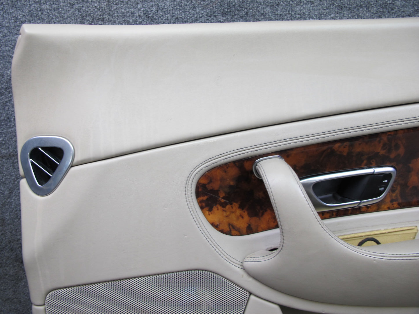 07-10 Bentley Continental GTC Left Right Door Interior Trim Cover Panel Set 37k
